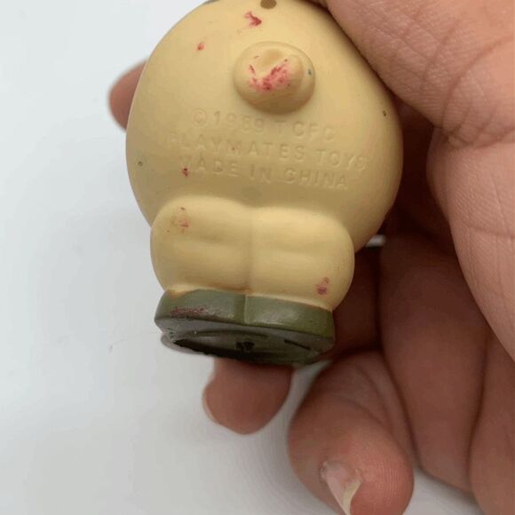 Vintage‎ 1989 Playmates Toys Barnyard Commandos Captain Tusker Chitlins Figure - Picture 7 of 8